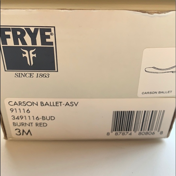 Frye big girls red flats - Picture 5 of 6